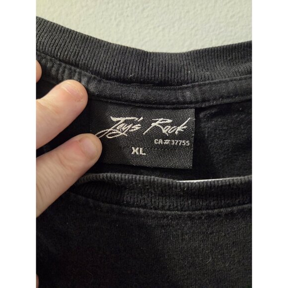 Jay's Rock Skull T-Shirt Size XL Black Pre-Owned - Picture 2 of 7